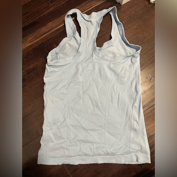 Baby Blue Women's Racerback Tank Top - Athleta - Picture 3 of 3